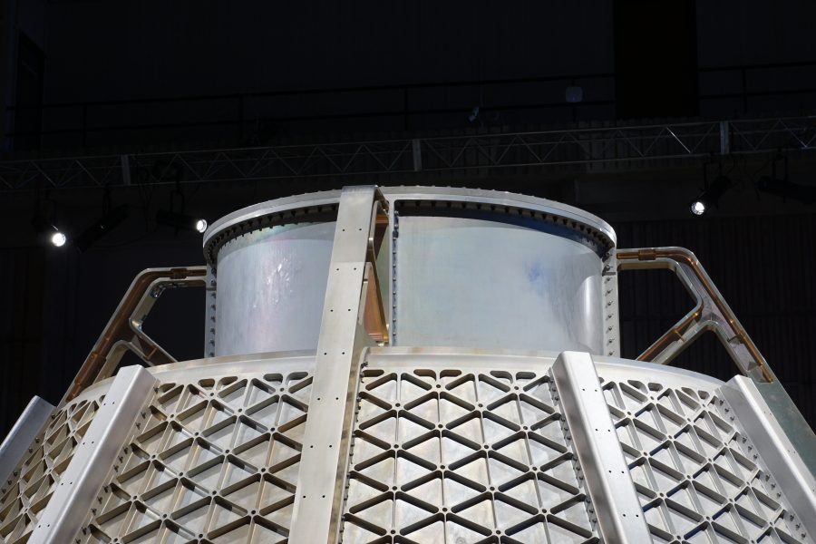 Docking tunnel on the Starliner/CST-100 Pressure Vessel at U.S. Space & Rocket Center