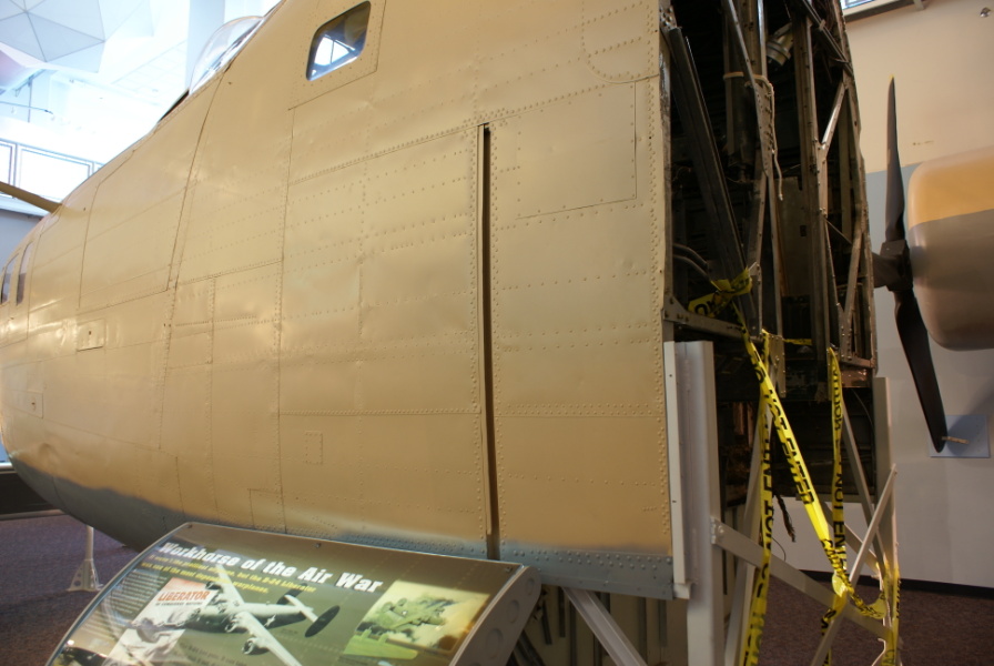 B-24 bomb bay at Virginia Air & Space