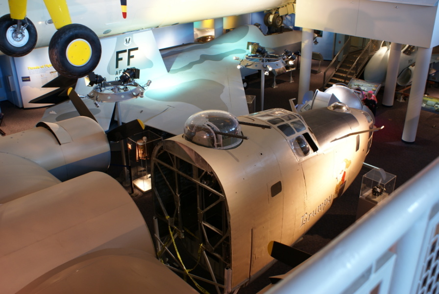 B-24 nose section at Virginia Air & Space