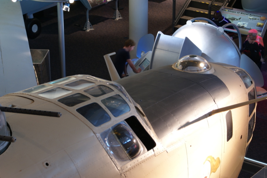 Upper portion of B-24 nose at Virginia Air & Space