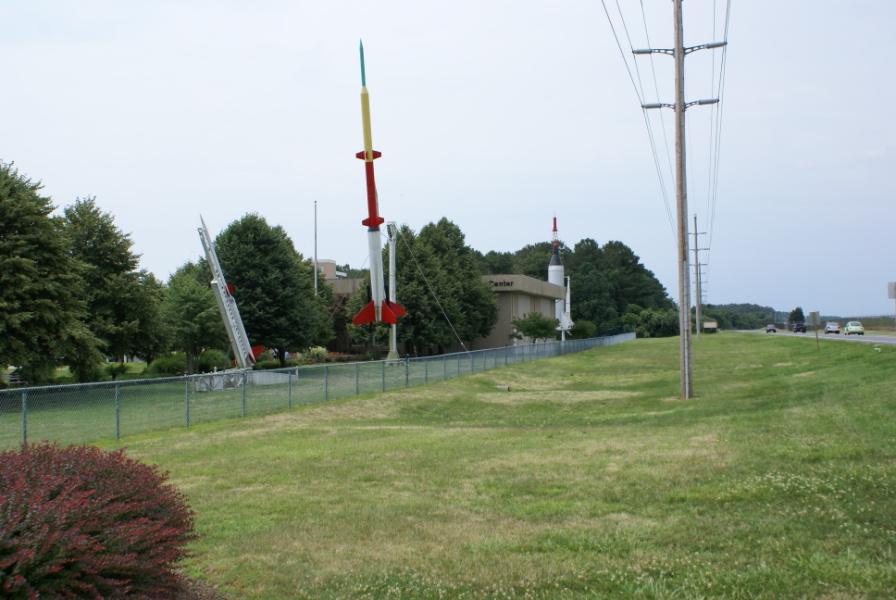 Sounding rockets and Little Joe Launch vehicle at Wallops Island Visitor Center