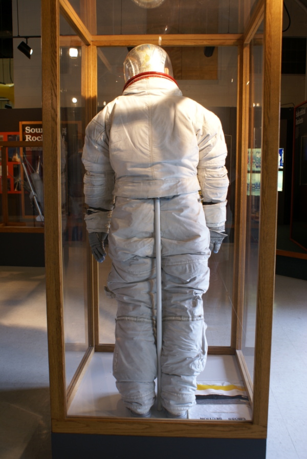 Schweickart's Skylab Training Suit at Wallops Island