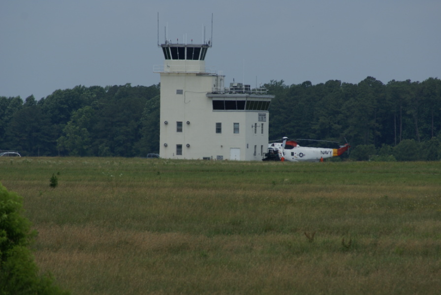 Wallops Flight Facility Airport as seen from Wallops Island Visitor Center