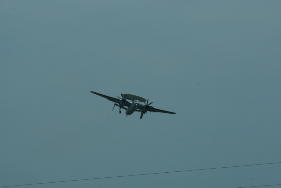 E-2 Hawkeye Fly-By at Wallops Island