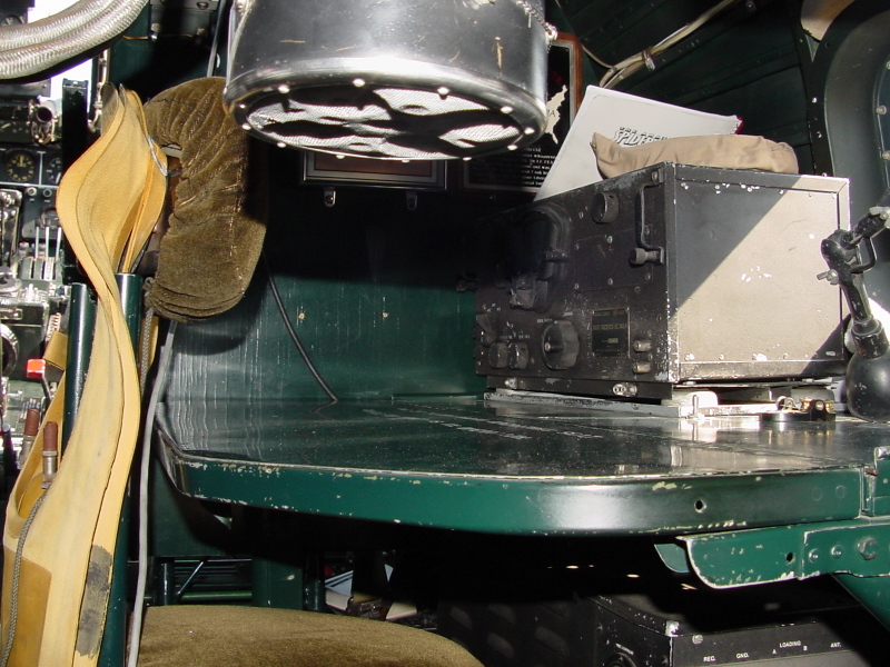 Radio operator's station in Wings of Freedom B-24 Interior