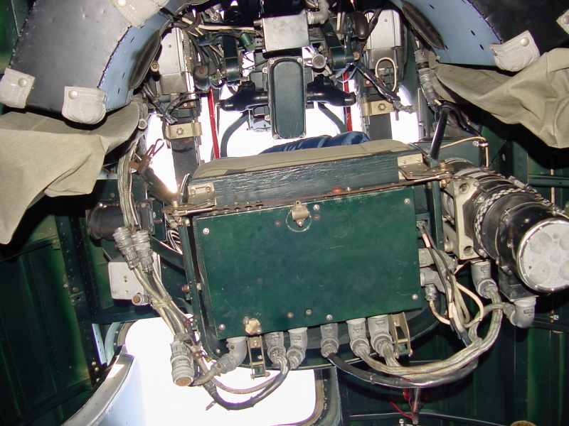 Upper turret in Wings of Freedom B-24 Interior