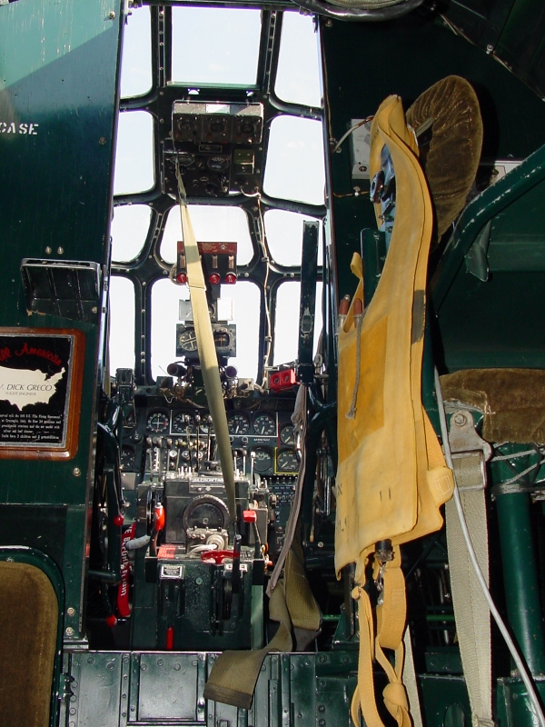 Area behind cockpit in Wings of Freedom B-24 Interior.