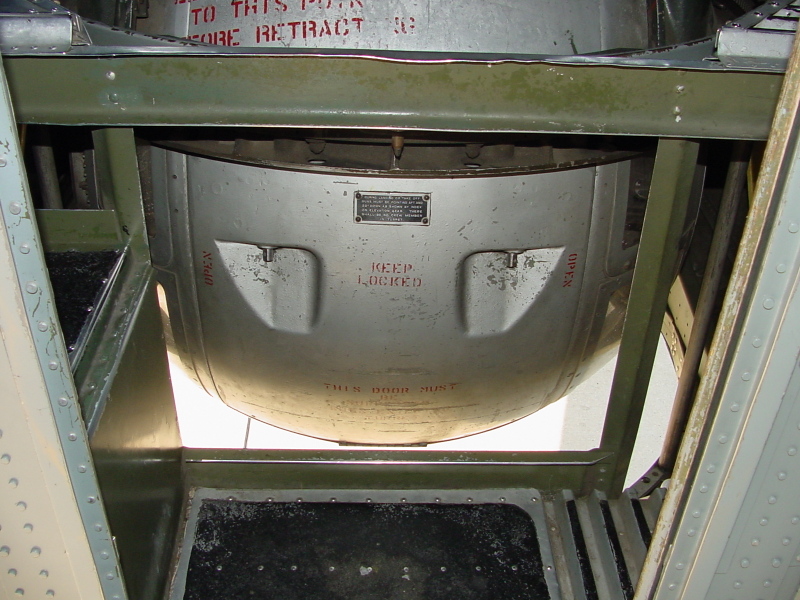 Ball turret it in Wings of Freedom B-24 Interior