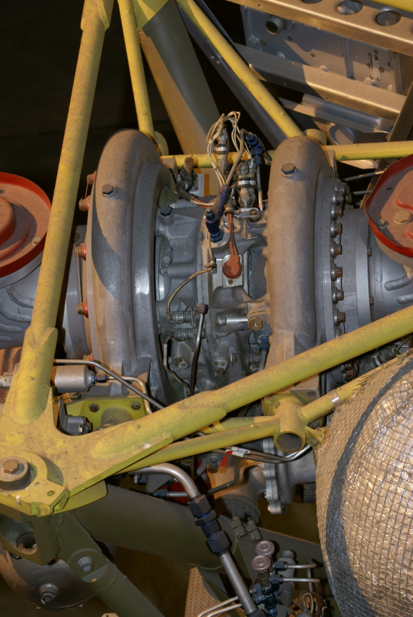 S-3D/LR-79 Engine turbopump at Air Force Museum