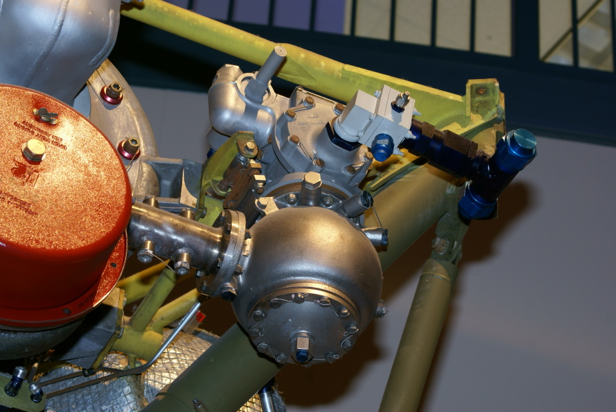S-3D/LR-79 Engine gas generator at Air Force Museum