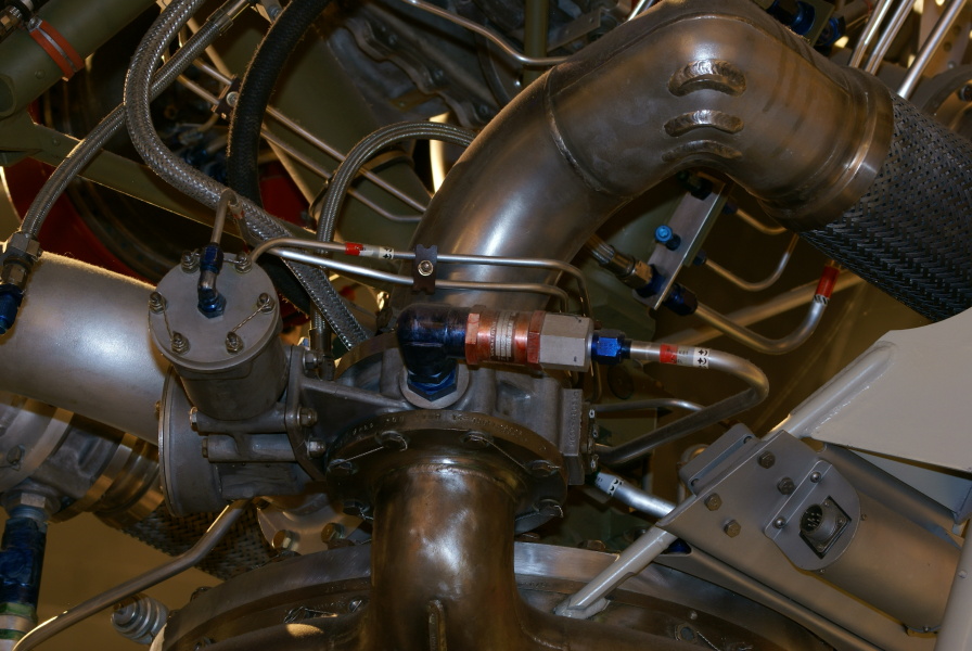 S-3D/LR-79 Engine main fuel valve at Air Force Museum