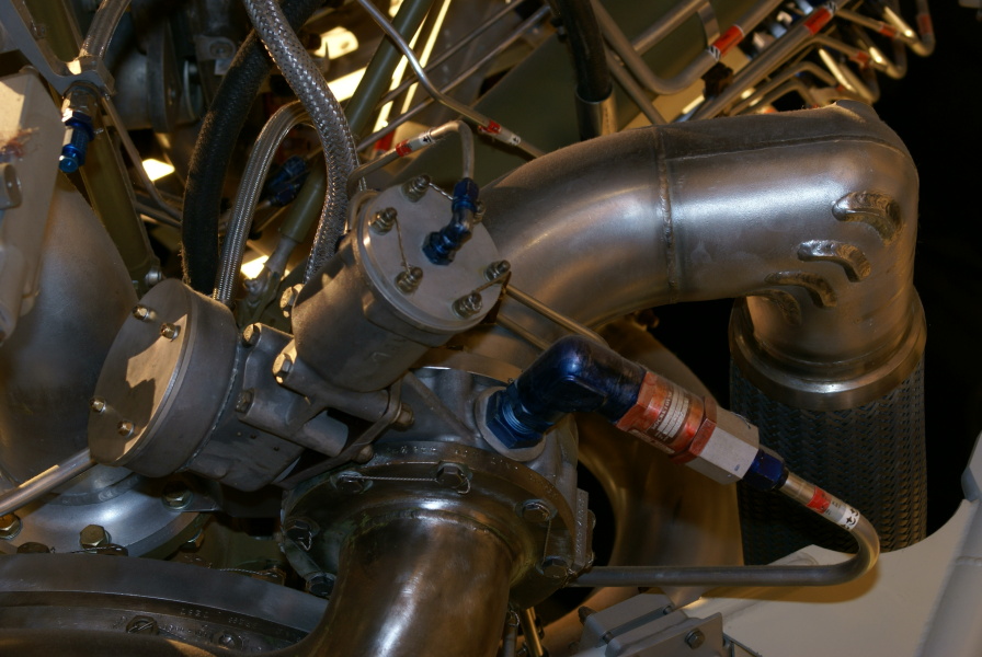 S-3D/LR-79 Engine main fuel valve at Air Force Museum