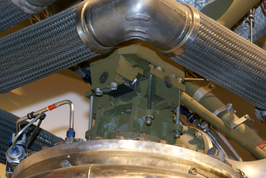 S-3D/LR-79 Engine gimbal bearing at Air Force Museum