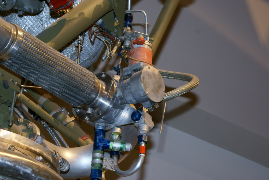 S-3D/LR-79 Engine main LOX valve at Air Force Museum
